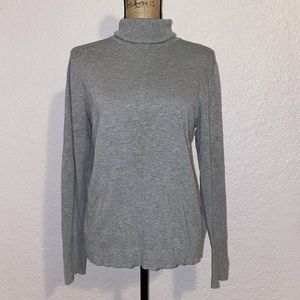 Apt. 9 Gray Turtle Neck Sweater